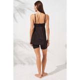 Pierre Cardin Lisa Şortlu V Yaka Tankini Siyah 231500 - 40