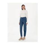 Pierre Cardin Mavi Mom High Waist Fit Jean Pantolon 50307851-vr036
