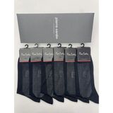Pierre Cardin Merserize 6'lı Erkek Uzun Soket Socks Çorap 191-PC Siyah - 40 - 44