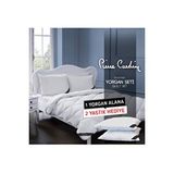 Pierre Cardin Microfiber Yorgan Seti Çift Kişilik Beyaz