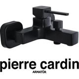 Pierre Cardin Milano Banyo Armatürü Siyah – Modern Su Tasarruflu Banyo Bataryası - Inox