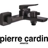 Pierre Cardin Molt Gun Metal Banyo Armatürü – Modern Su Tasarruflu Banyo Bataryası - Inox