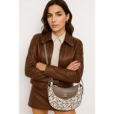 Pierre Cardin Monogram Altın Kadın Çapraz Omuz Çantası 05PO25Y2517