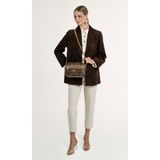 Pierre Cardin Monogram Kahve Kadın Çapraz Omuz Çantası 05PO25Y2514