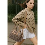 Pierre Cardin Monogram Kahve Kadın Omuz Çantası 05PO25Y2521