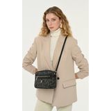 Pierre Cardin Monogram Siyah Kadın Çapraz Omuz Çantası 05PO25Y2514