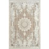 Pierre Cardin Morina LH07A Krem Vizon Akrilik Yumuşak Dokulu Klasik Eskitme Halı KREM VİZON 200 x 290