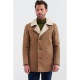 Pierre Cardin Nolan Regular Fit Içi Kürklü Düğmeli Katli Yaka Yandan Cepli Klasik Süet Mont - Siyah - 52