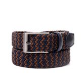 Pierre Cardin Örgü Erkek Kemeri (En 3,5) PC1745 (Kahve/Lacivert, 110 CM)