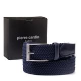 Pierre Cardin Örgü Erkek Kemeri (En 3,5) PC1745 (Lacivert, 120 CM)