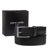 Pierre Cardin Örgü Erkek Kemeri (En 3,5) PC1745 (Siyah, 105 CM)