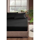 Pierre Cardin Pamuk Lastikli Çarşaf 120 x 200 Siyah