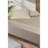 Pierre Cardin Pamuk Saten Lastikli Çarşaf 200x200 Bej