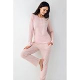Pierre Cardin Paris Büyük Beden Kadın Modal Pamuklu Uzun Kollu Rahat Pijama Takım