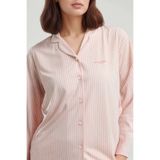 pierre cardin paris Pierre Cardin Çizgili Modal Pamuklu Pijama Takımı, L, QP9K0R20CK, Pembe, kadın