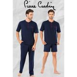 pierre cardin paris Pierre Cardin Ev Giyim Pamuk Pijama Takımı, S, L1.PC.0042.0A.12.15, Lacivert, erkek