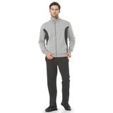 pierre cardin paris Pierre Cardin Fermuarlı Dik Yaka Cepli Eşofman Takımı, M, TH.CLVR.70.P.00C, Gri, erkek