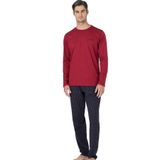 pierre cardin paris Pierre Cardin Pamuk Pijama Takım, L, PC6099PENT, Bordo, erkek