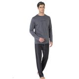 pierre cardin paris Pierre Cardin Pamuk Pijama Takım, XL, PC6095PENT, Füme, erkek