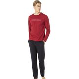 pierre cardin paris Pierre Cardin Pamuk Pijama Takımı, 2XL, PC6093PENT, Bordo, erkek