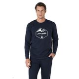 pierre cardin paris Pierre Cardin Pamuk Pijama Takımı, M, PC6097PENT, Lacivert, erkek