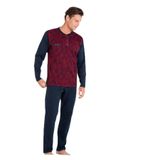 pierre cardin paris Pierre Cardin Pamuk Pijama Takımı, S, THCL6VR11PC, Bordo, erkek