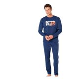 pierre cardin paris Pierre Cardin Pamuklu Pijama Takımı, 2XL, THCLVR66PC, Indigo, erkek