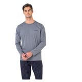 pierre cardin paris Pierre Cardin Pamuklu Pijama Takımı, M, THCL9VR6PC, Koyu Gri, erkek