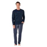 pierre cardin paris Pierre Cardin Pamuklu Pijama Takımı, S, THCLVR65PC, Lacivert, erkek