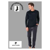 pierre cardin paris Pierre Cardin Pamuklu Pijama Takımı, S, THCLVR65PC, Siyah, erkek