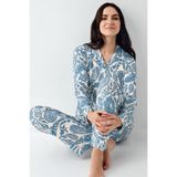 pierre cardin paris Pierre Cardin Pijama Takımı, M, PC9076-S, Krem, kadın