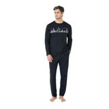 pierre cardin paris Pierre Cardin Pijama Takımı Pamuklu, S, P6C1C0C4C, Siyah, erkek