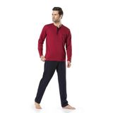 pierre cardin paris Pierre Cardin Pijama Takımı, XL, P2000, Bordo, erkek