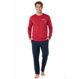 pierre cardin paris Pierre Cardin Uzun Kollu Pamuklu Pijama Takımı, M, 6.SO.1.WE.0.TO.3.P.C, Bordo, erkek