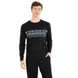 pierre cardin paris Pierre Cardin Uzun Kollu Pijama Takımı, M, PCE6034, Siyah, erkek