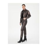 Pierre Cardin Parlak Antrasit Mom High Waist Fit Jean Pantolon 50291405-vr006