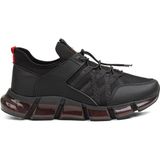Pierre Cardin® | PC-31364 - 3385 Siyah Kirmizi - Erkek Spor Ayakkabı - Siyah - Kırmızı