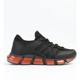 Pierre Cardin PC-31419 - 34152 Siyah Turuncu - Erkek Spor Ayakkabı - Siyah - Turuncu