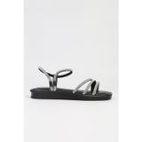 Pierre Cardin® | PC-5100-3891 Siyah-Kadın Taşlı Sandalet