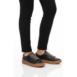 Pierre Cardin PC-55071 Z Siyah Bağcıklı Kaymaz Taban Kadın Casual Ayakkabı