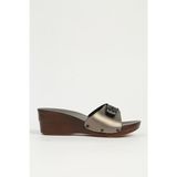 Pierre Cardin ® | PC-7013-3485 Gri - Kadın Terlik