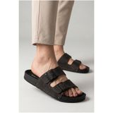 Pierre Cardin ® | Pc-7038-3485 Kahve - Büyük Beden Terlik 45-46-47 Numara