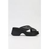 Pierre Cardin® | PC-7192- 3968 Siyah-Kadın Platform Terlik