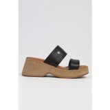 Pierre Cardin®| PC-7210- 3807 Siyah-Kadın Topuklu Terlik