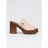 Pierre Cardin® |PC-7235 - 3807 Pudra-Kadın Dolgu Topuk Terlik