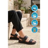 Pierre Cardin PC-7334 M Siyah Erkek Sandalet