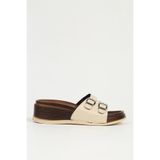 Pierre Cardin ® | PC-7420 - 3485 Krem - Kadın Terlik