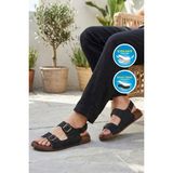 Pierre Cardin PC-7924 M Siyah Erkek Sandalet