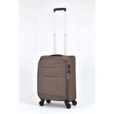 Pierre Cardin PC4200 Kahverengi Ultra Light Hafif Lüx Kumaş Kabin Boy Valiz