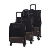 Pierre Cardin PC8200 Siyah 3'lü Valiz Seti